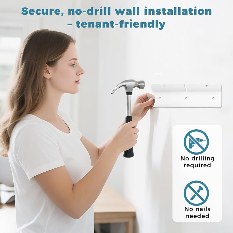 KCMOSGI Wall Mount for Skylight 15” Digital Calendar, No-Stud & No-Drill, Metal Mount – Accessories for Skylight Calendar, No Includes Level - Image 5